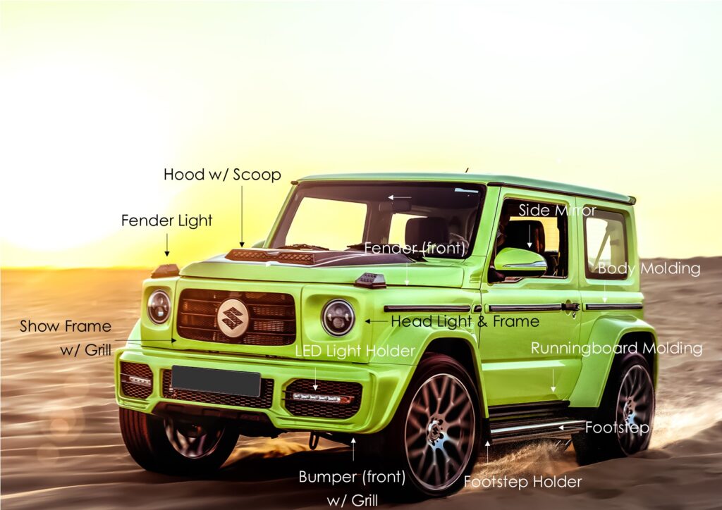 Suzuki Jimny Body Kit 2.0 FAST CAR SERVICE CENTRE