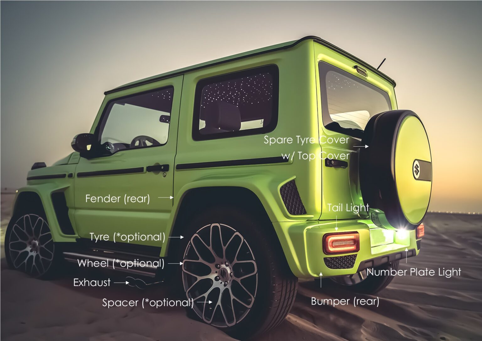 Suzuki Jimny Body Kit 2.0 - FAST CAR SERVICE CENTRE