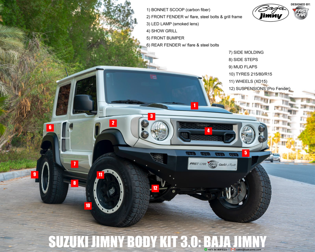 Suzuki Jimny Body Kit 3.0 - FAST CAR SERVICE CENTRE